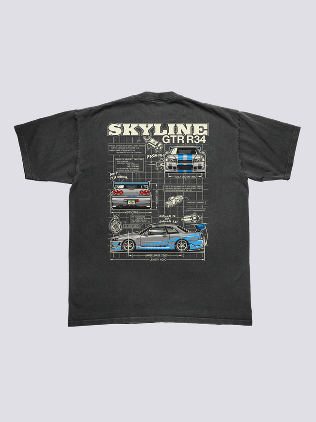 Skyline Project Vintage T-Shirt Hover Image
