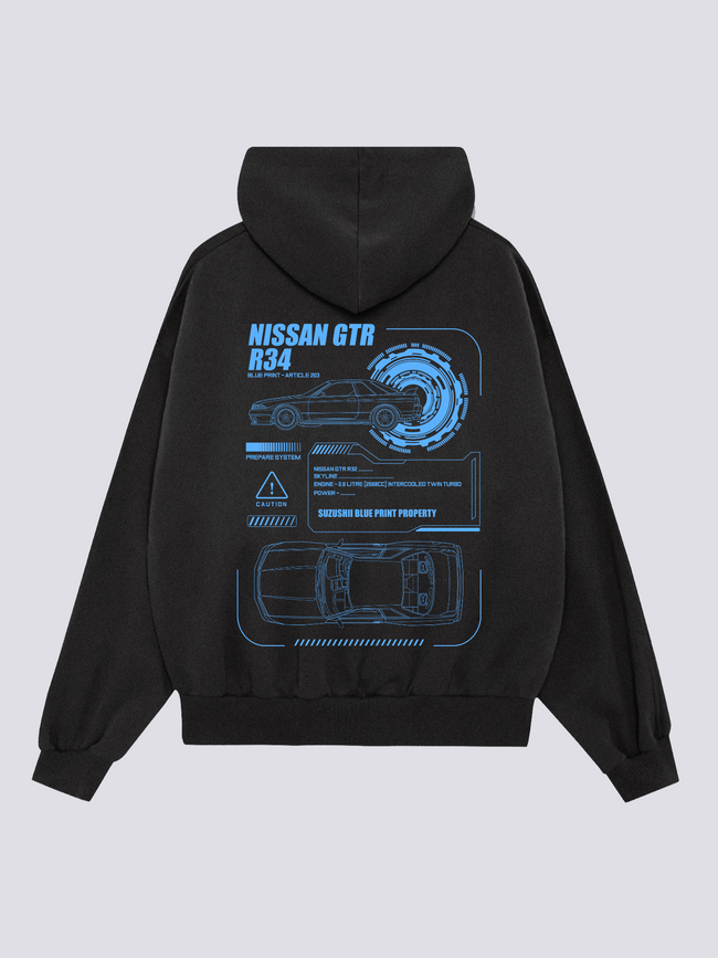 GTR Blueprint Hoodie Hover Image