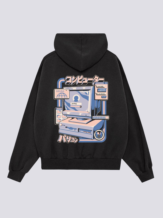 Retro Computer Hoodie Hover Image