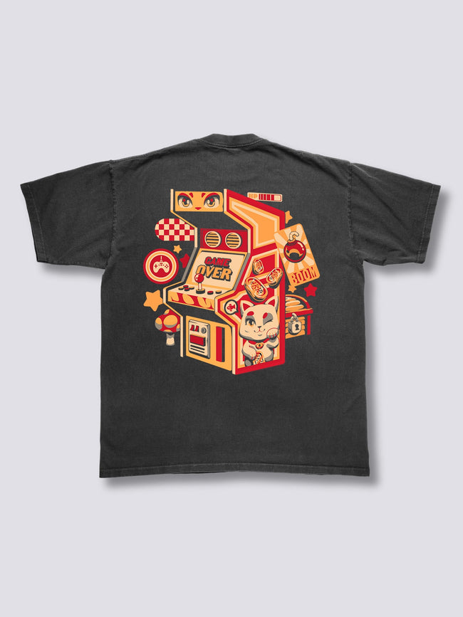 Arcade Neko Vintage T-Shirt Hover Image