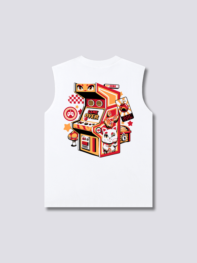 Arcade Neko Tank Top Hover Image