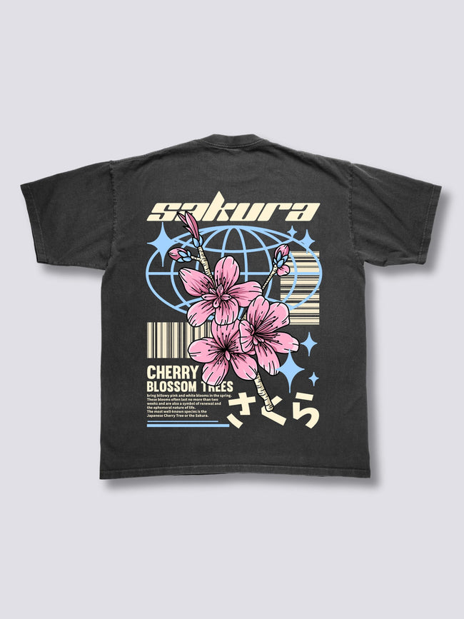 Sakura Style Vintage T-Shirt Hover Image