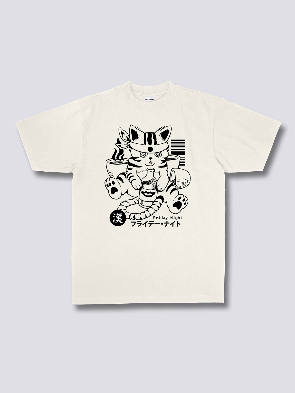 Front Print - Boozy Cat T-Shirt