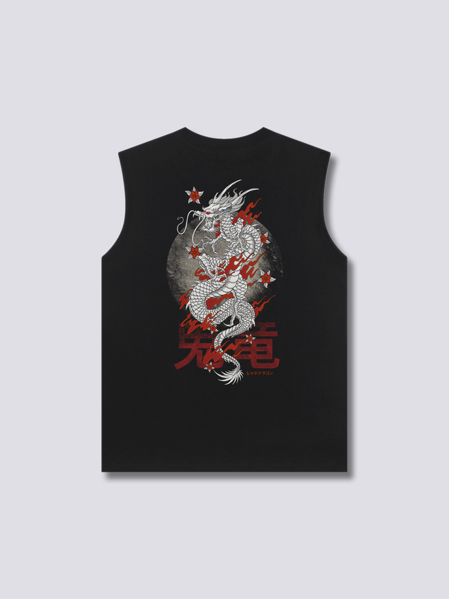 Burning Dragon Tank Top Hover Image