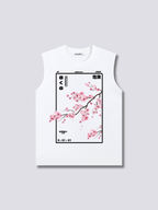 Front Print - Cherry Blossom Tank Top