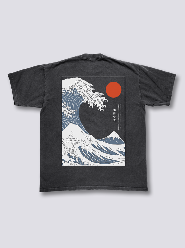 Crashing Waves Vintage T-Shirt Hover Image