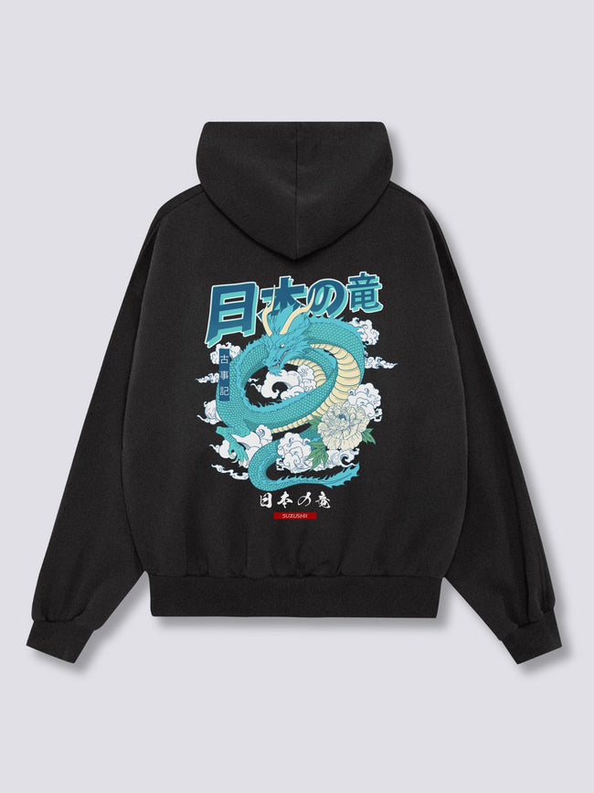 Japanese Dragon Hoodie Hover Image