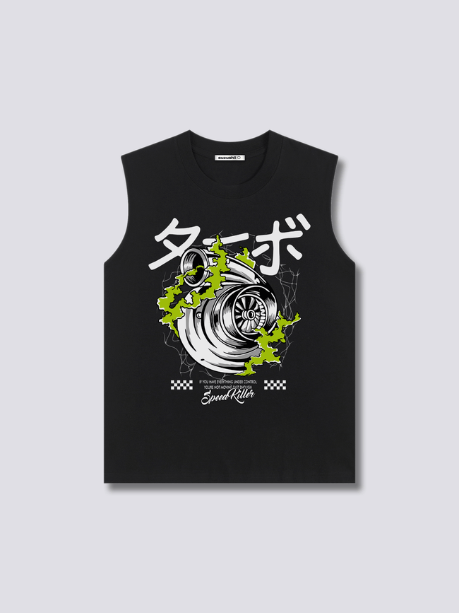 Front Print - Engine Tank Top Hover Image