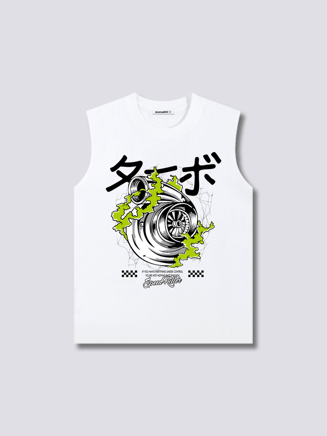 Front Print - Engine Tank Top Main Image
