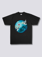 Front Print - Flying Cranes T-Shirt