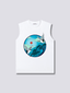 Front Print - Flying Cranes Tank Top