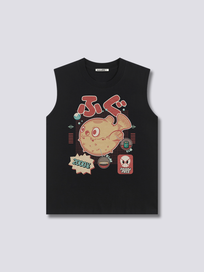 Front Print - Fugu Tank Top Main Image
