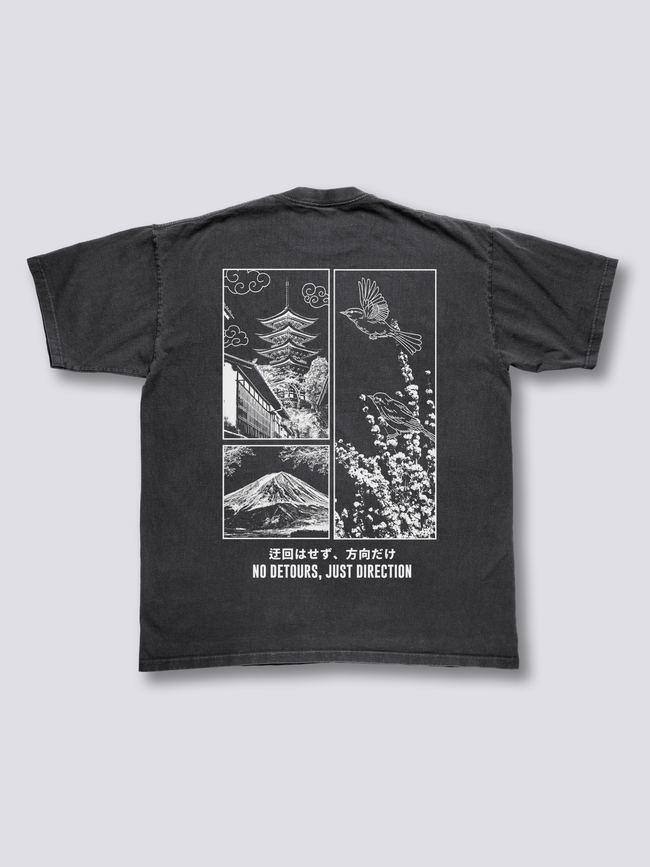 Fuji Compass Vintage T-Shirt Hover Image