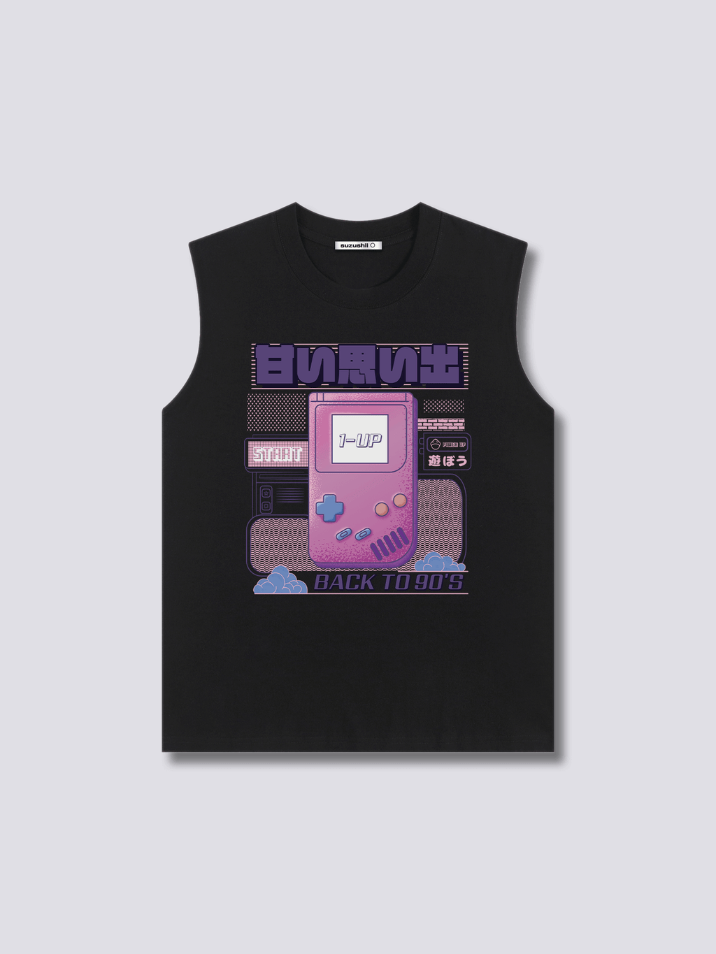 Front Print - Gameboy Tank Top