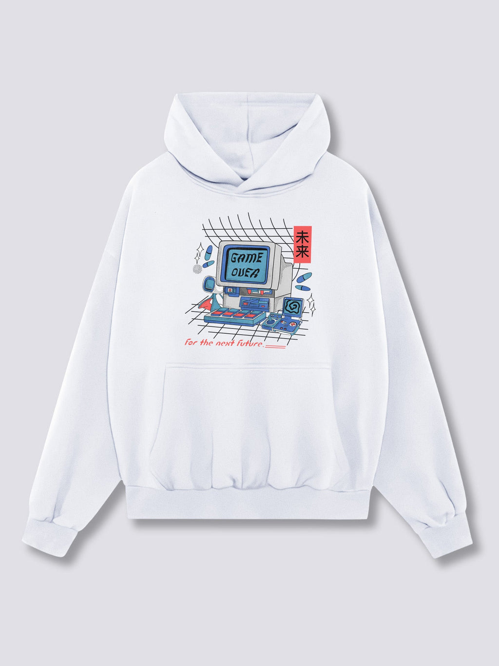Front Print - Game Over Hoodie