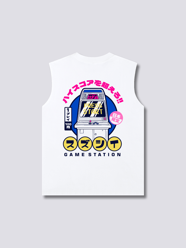 Game Station Tank Top Hover Image