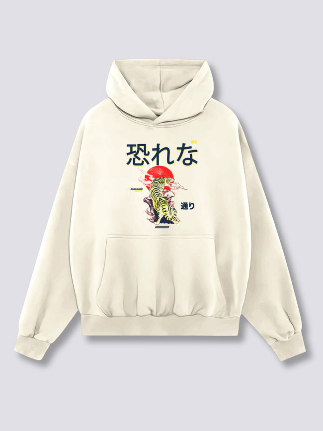 Front Print - Japan Tiger Hoodie Main Image