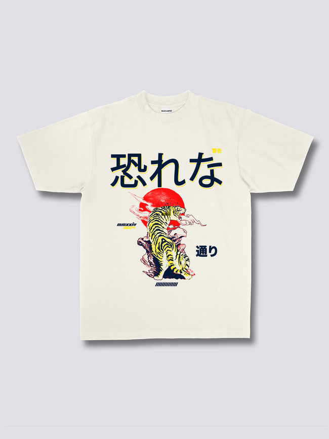 Front Print - Japan Tiger T-Shirt Main Image