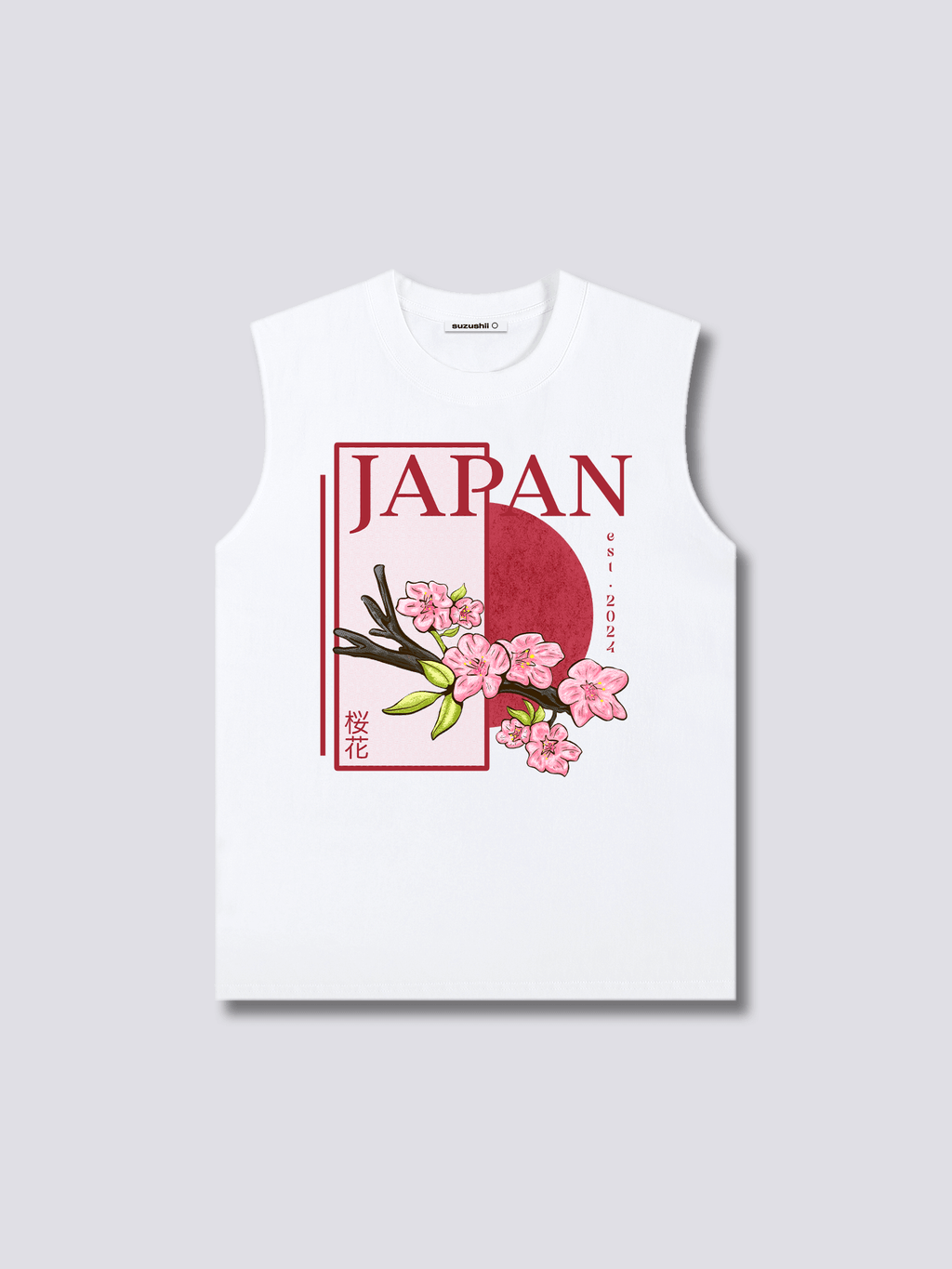Front Print - Japan Tank Top