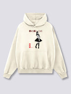 Front Print - Jpn Girl Hoodie