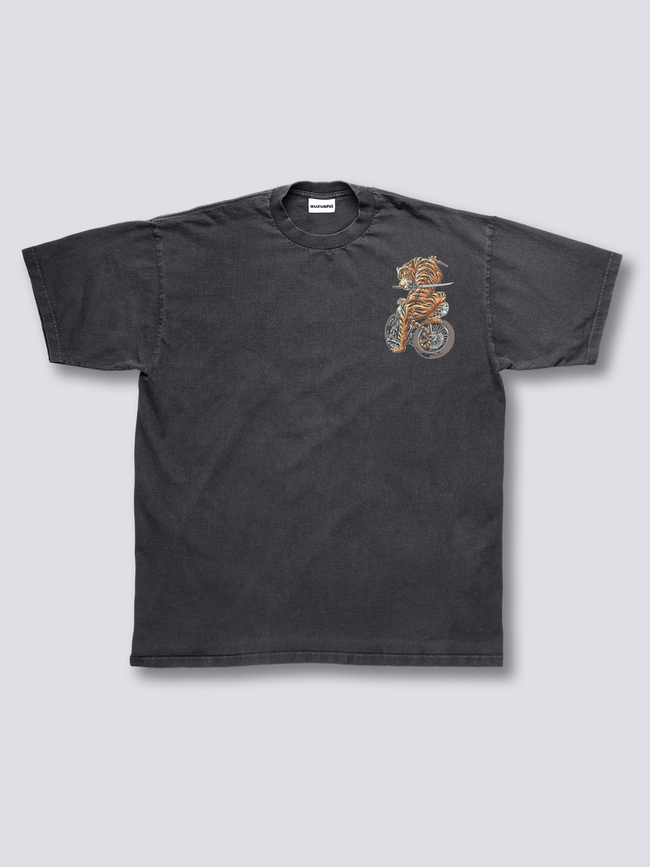 Katana Tiger Vintage T-Shirt Main Image