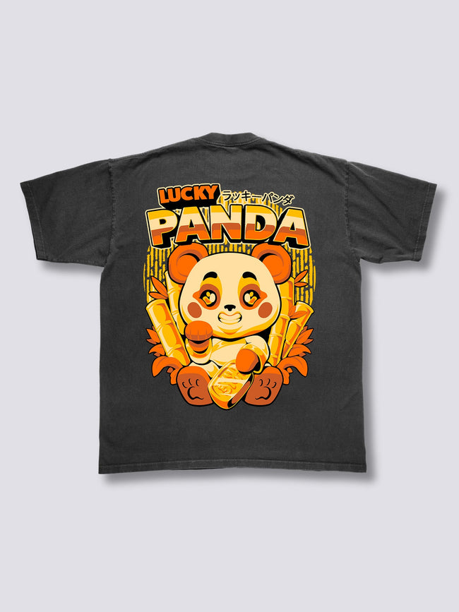 Lucky Panda Vintage T-Shirt Hover Image