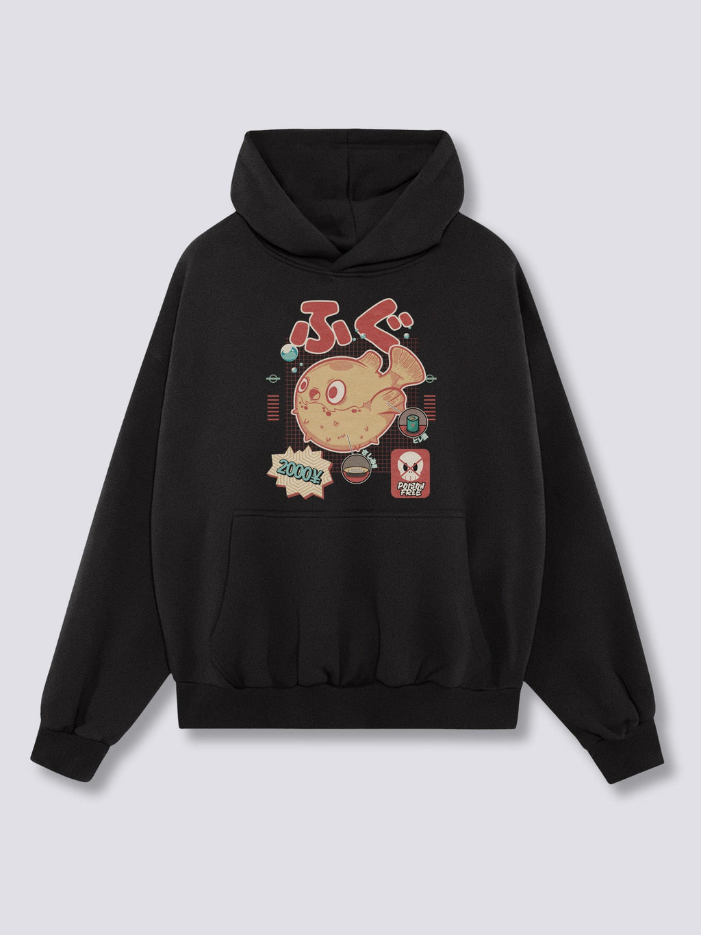 Front Print - Fugu Hoodie