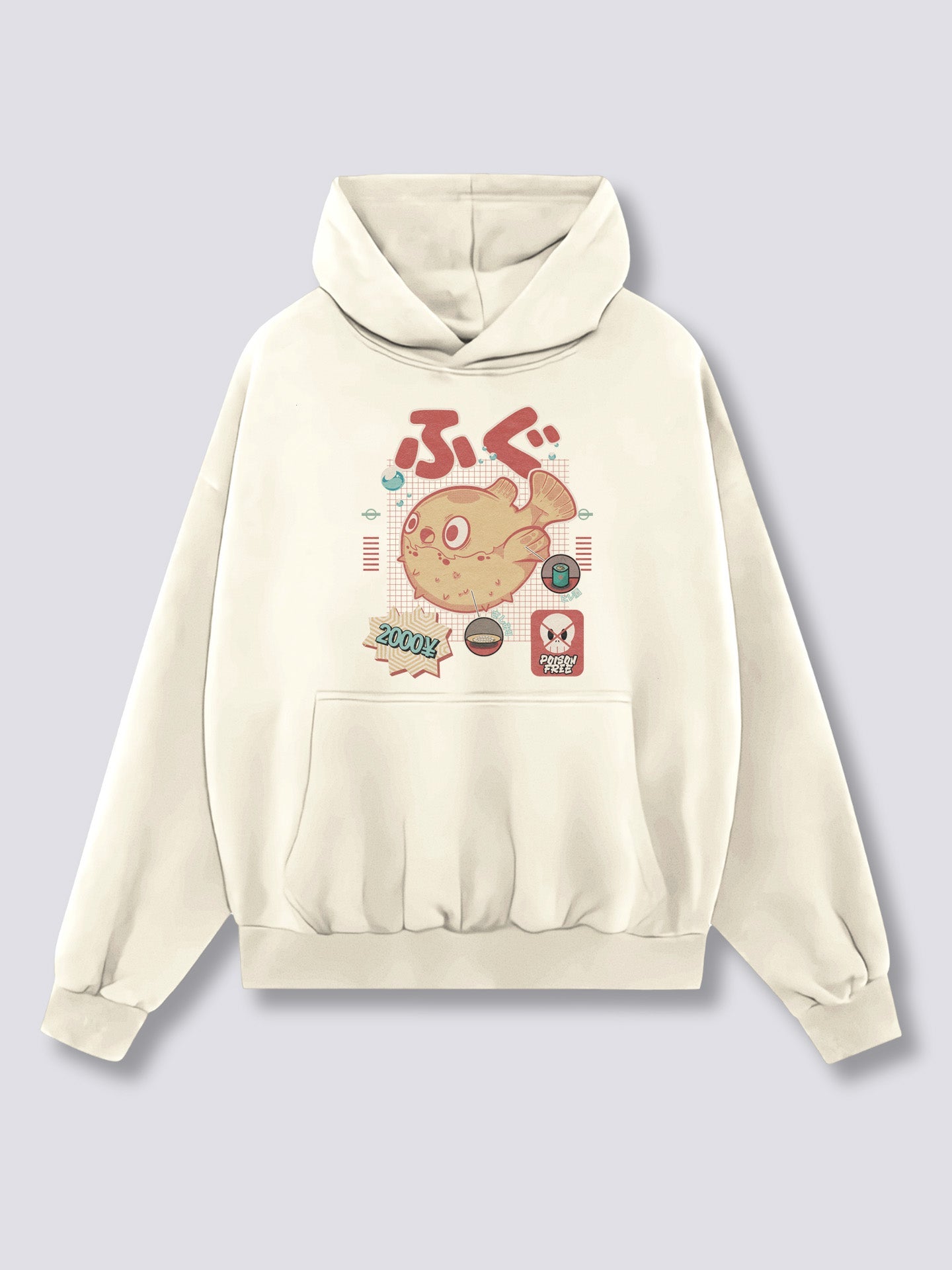 Front Print - Fugu Hoodie