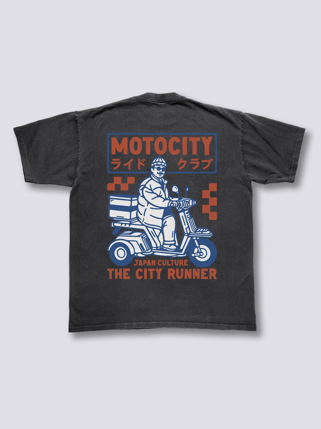 Moto City Vintage T-Shirt Hover Image