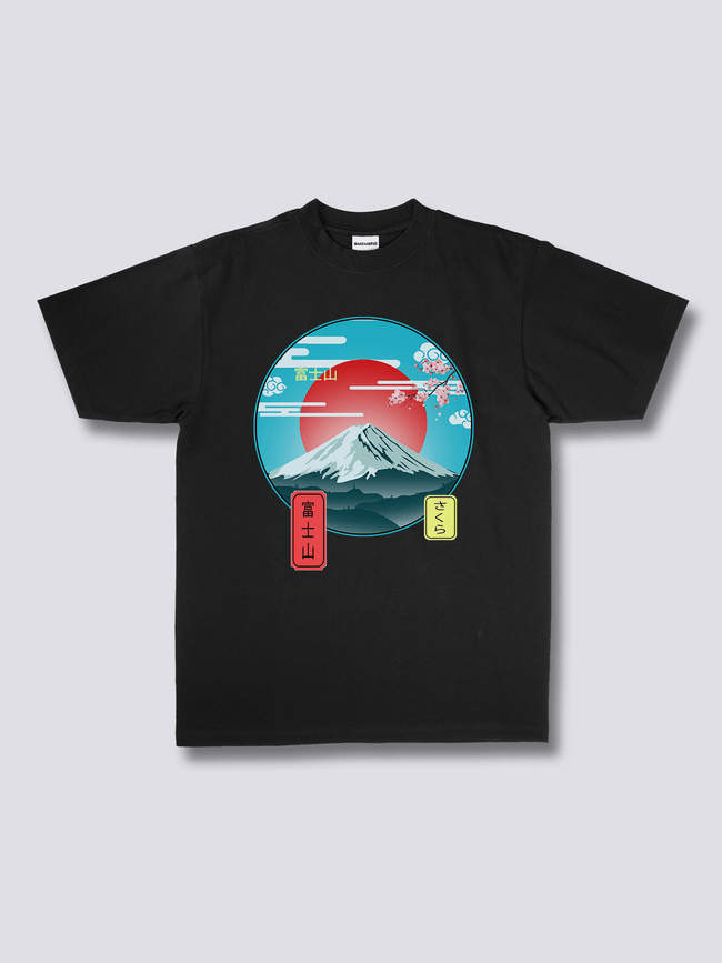 Front Print - Mount Fuji T-Shirt Hover Image
