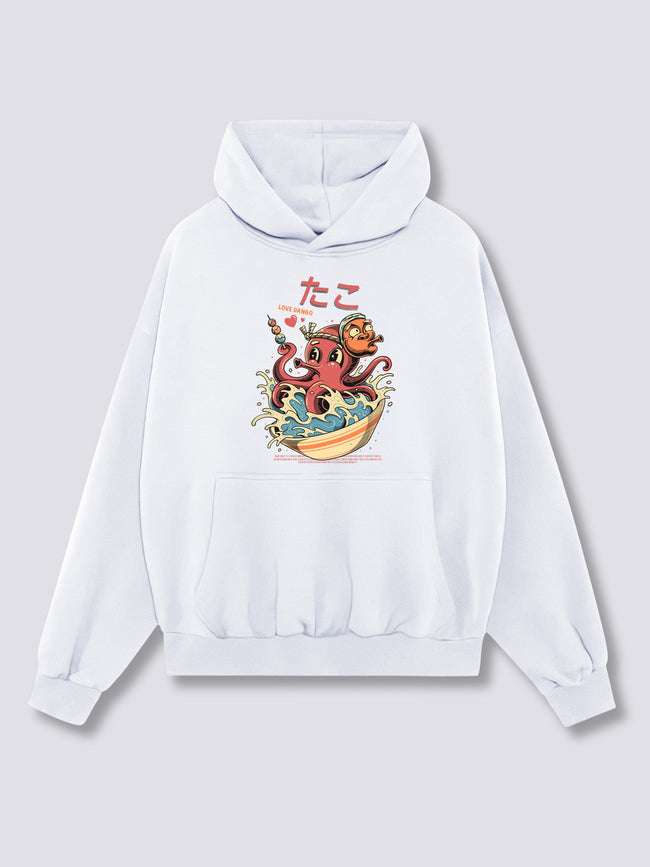 Front Print - Octopus Hoodie Hover Image