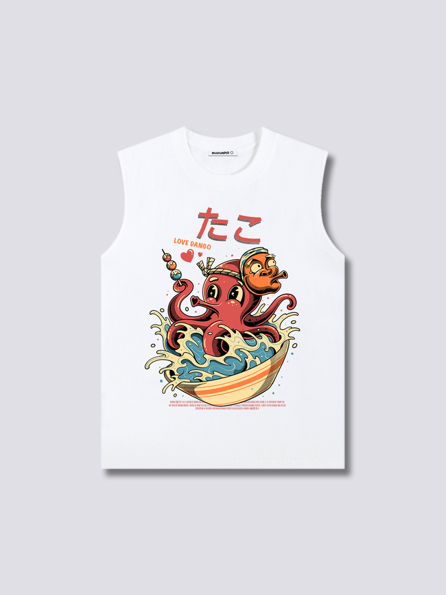 Front Print - Octopus Tank Top Hover Image