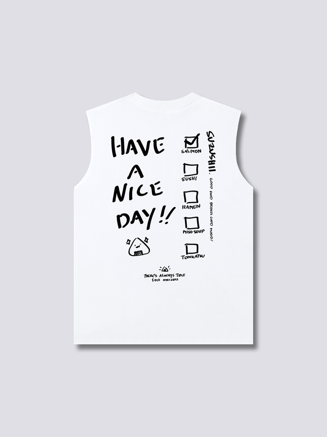 Onigiri Checklist Tank Top Hover Image