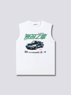 Front Print - Race Tank Top