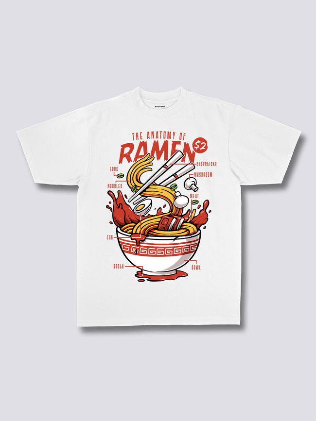 Front Print - Anatomy of Ramen T-Shirt Main Image