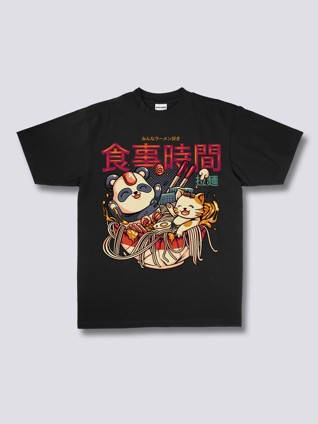 Front Print - Ramen Bath T-Shirt Hover Image