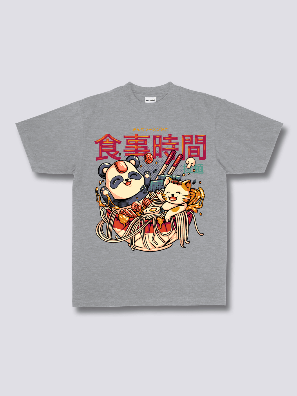 Front Print - Ramen Bath T-Shirt