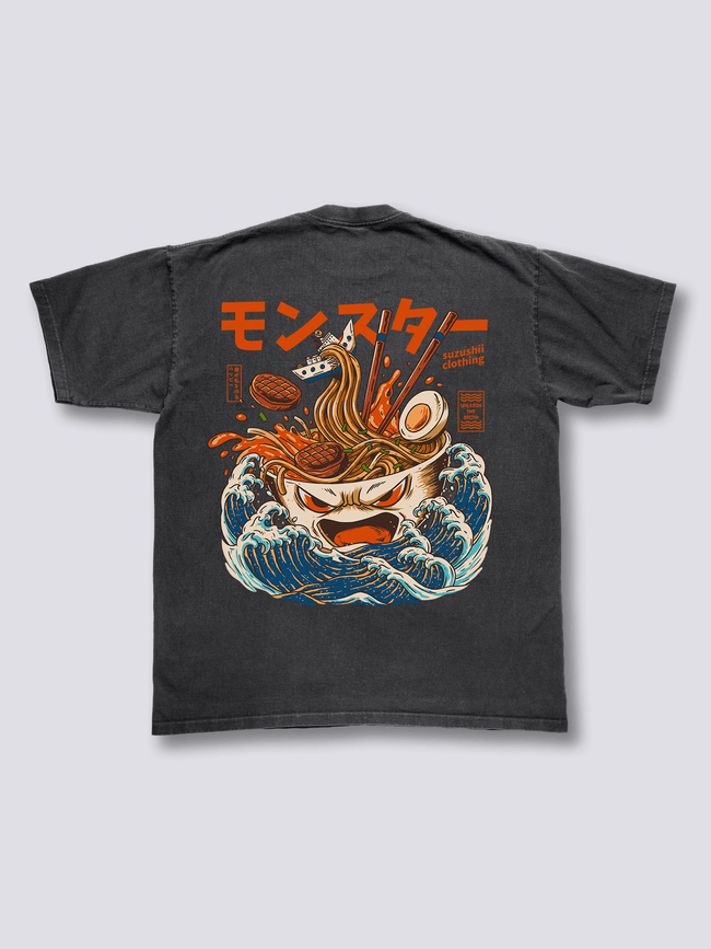 Monster Ramen Vintage T-Shirt Hover Image