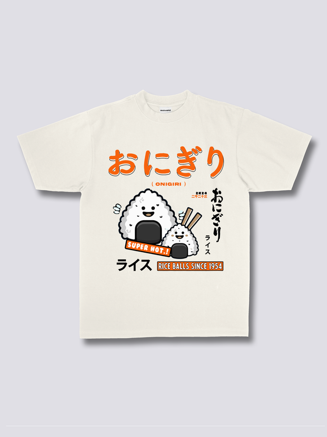 Front Print - Rice Ball T-Shirt Hover Image