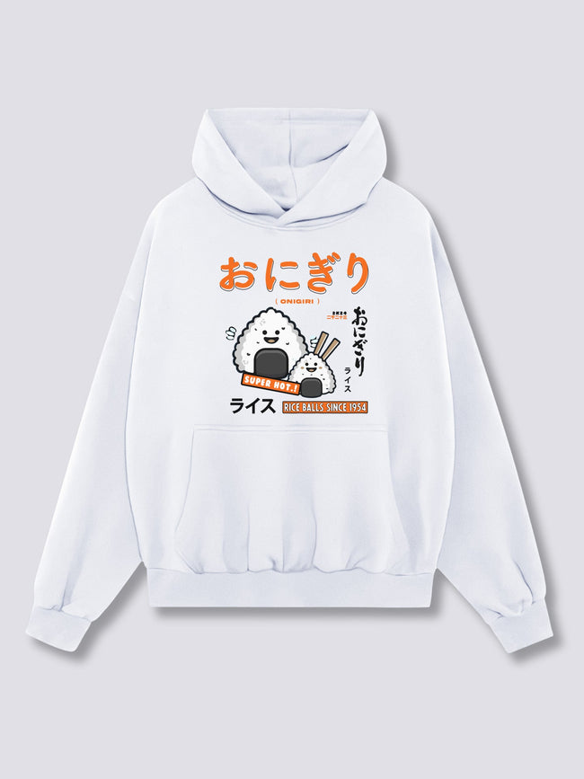 Front Print - Rice Ball Hoodie Main Image