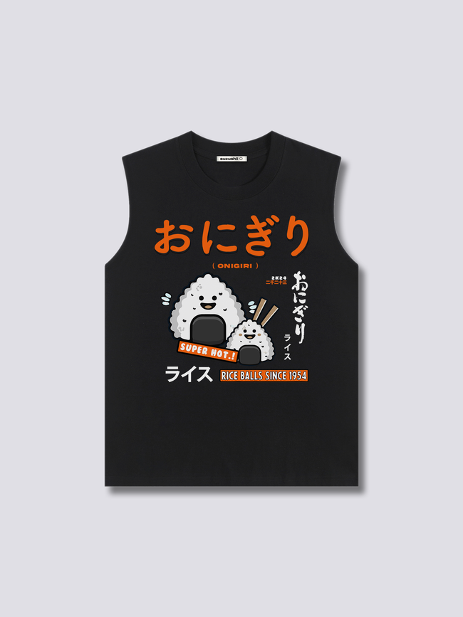 Front Print - Rice Ball Tank Top Main Image