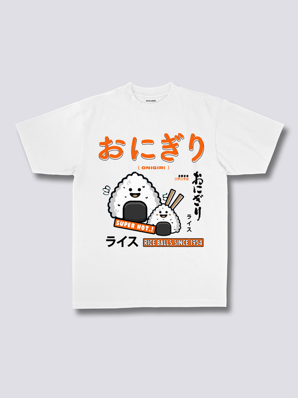 Front Print - Rice Ball T-Shirt