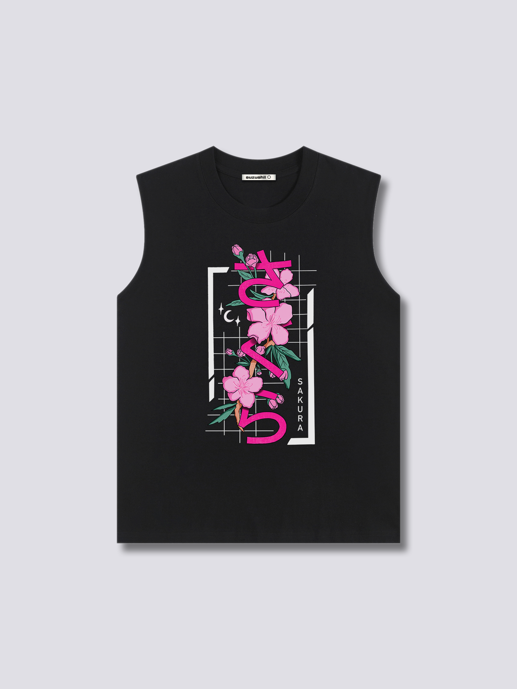 Front Print - Sakura Tank Top