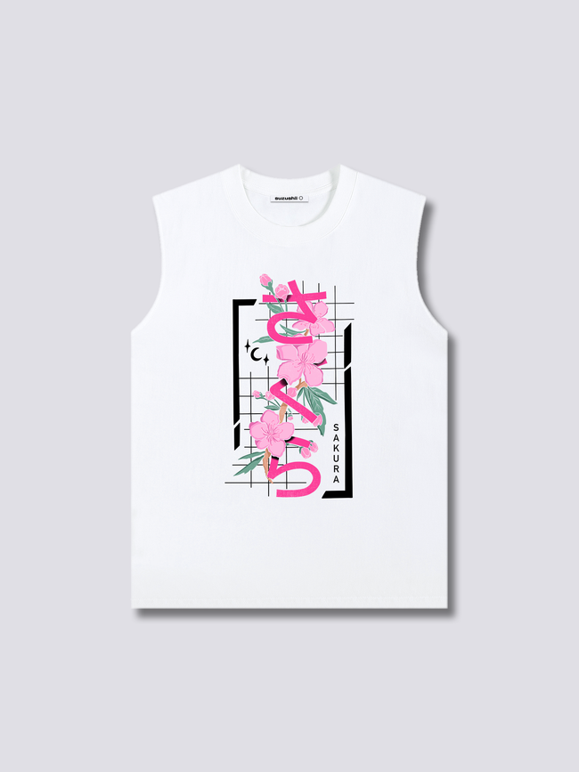 Front Print - Sakura Tank Top Main Image
