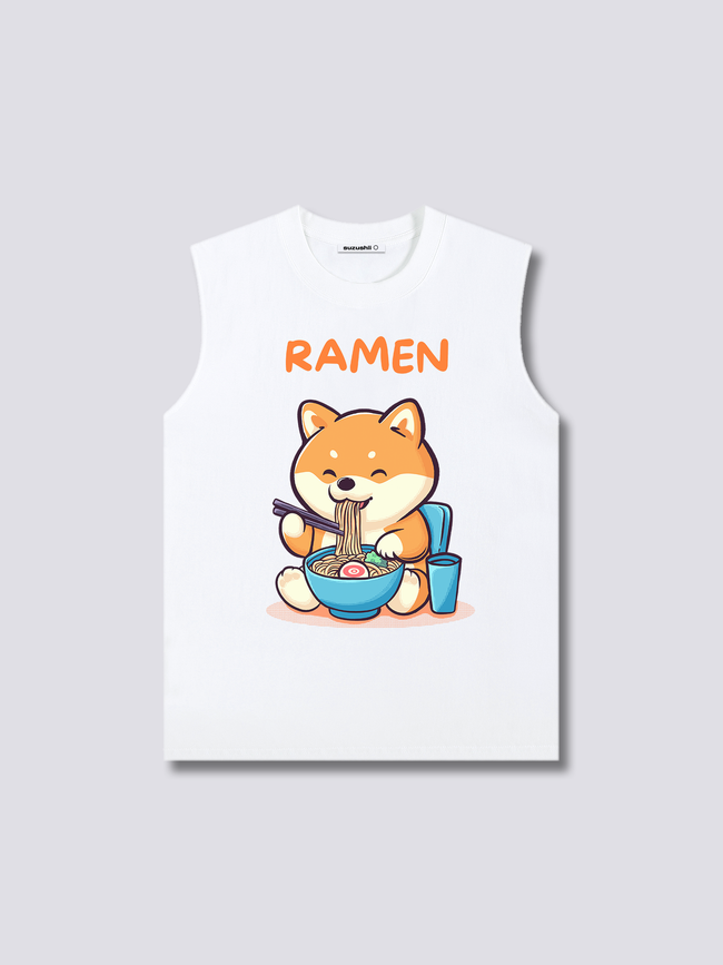 Front Print - Shiba Ramen Tank Top Hover Image