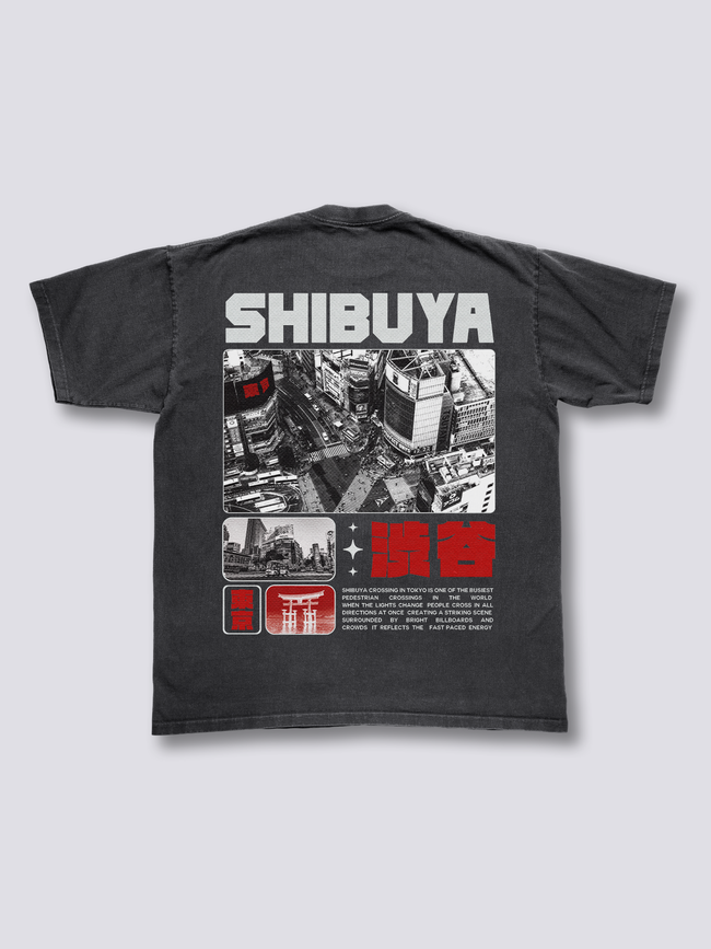 Shibuya Crossing Vintage T-Shirt Hover Image
