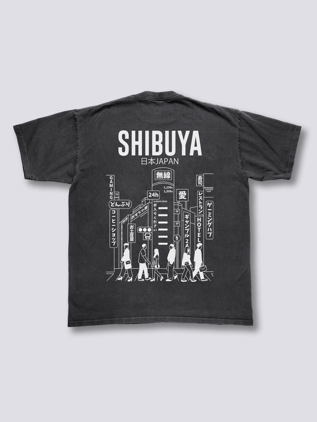 Shibuya City Vintage T-Shirt Hover Image