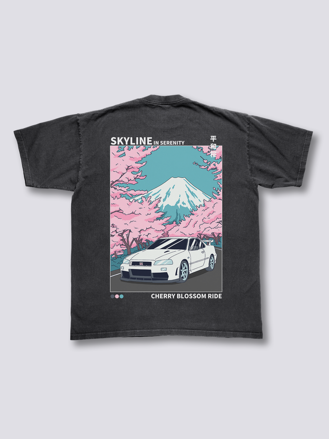 Skyline Serenity Vintage T-Shirt Hover Image