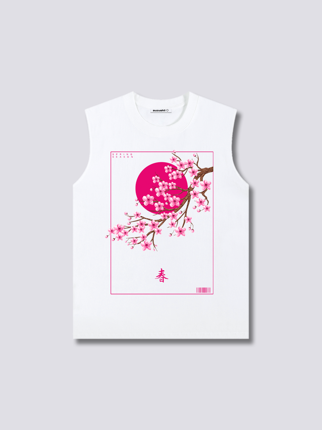 Front Print - Spring Blossom Tank Top Hover Image