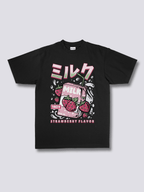 Front Print - Strawberry Milk T-Shirt